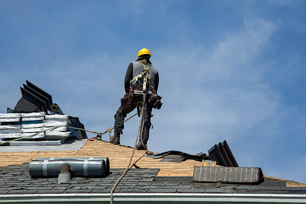 Professional Roofing technician working in Morrisville, NC
